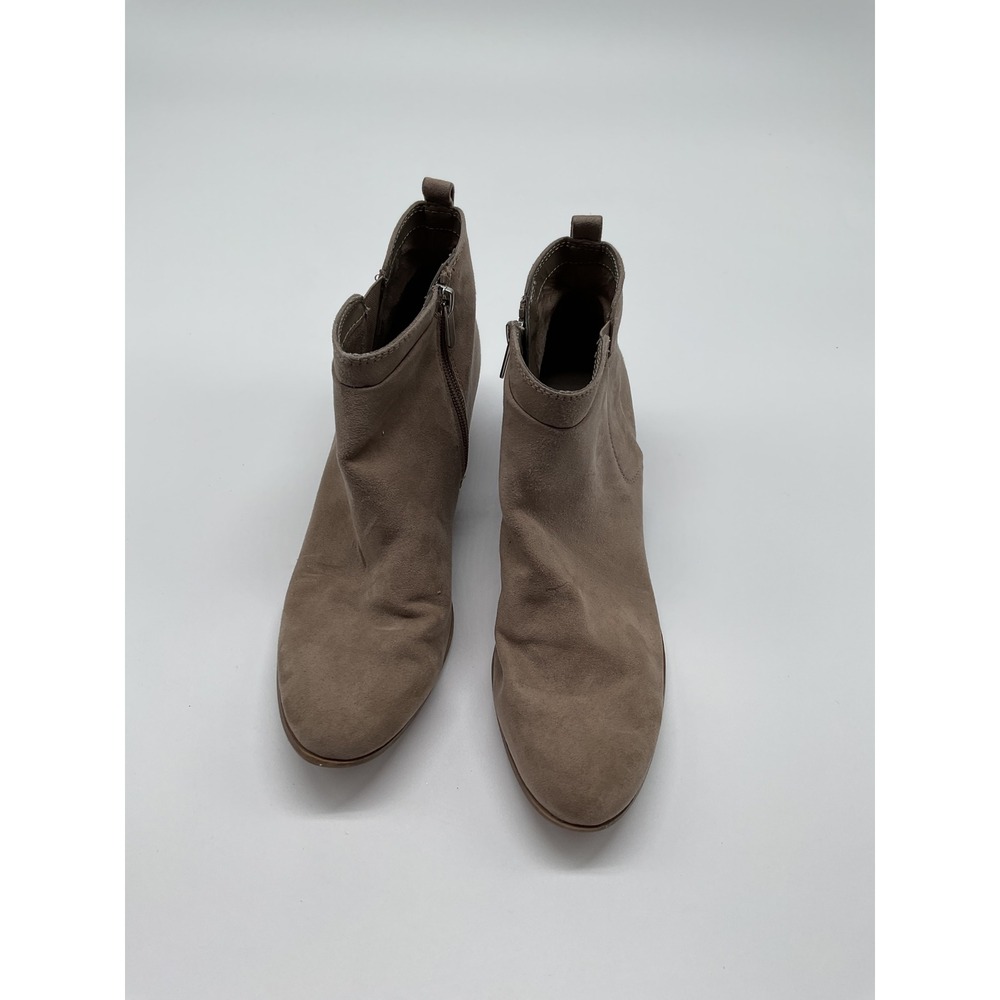 Libby Edelman Taupe Ankle Boots